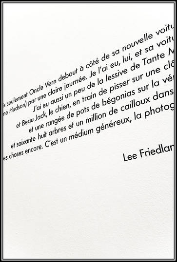 Lee Friedlander - Jeu de Paume (Paris)