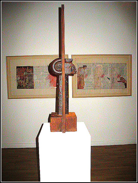 Jose Abad Du timbre a la sculpture - Musee de la Poste (Paris)